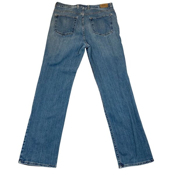 Levis Women's Jeans Size 16 Specially Dyed Blue Denim Straight Leg - Picture 2 of 15